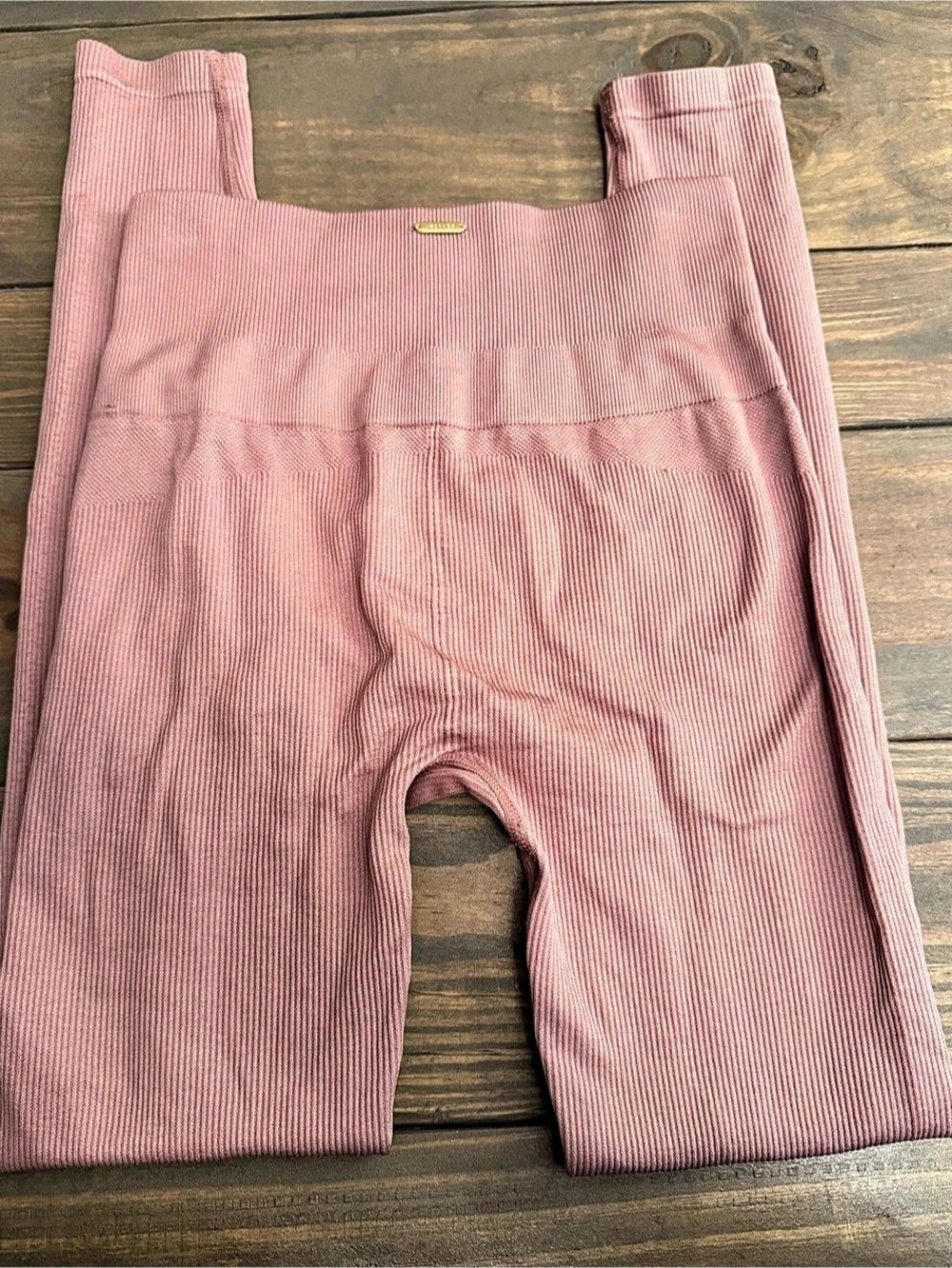 L Space Ribbed Leggings in Pink Like New